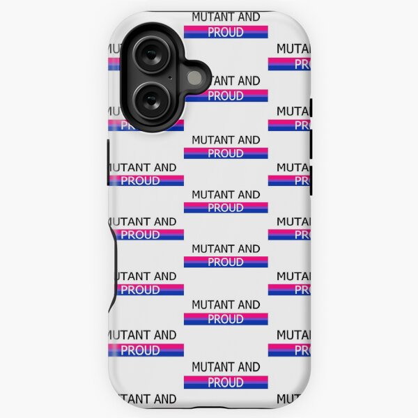 Item preview, MUTANT AND PROUD (Bi flag) designed and sold by potterstinks.