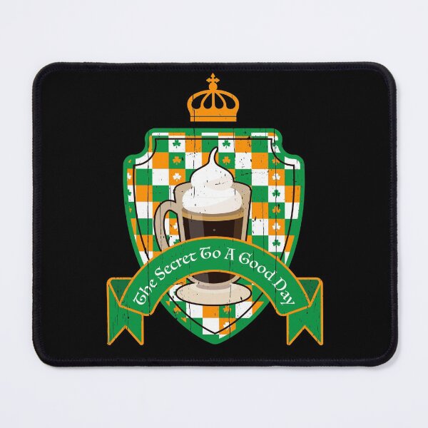 Item preview, Irish Coffee: The Secret To A Good Day designed and sold by Happy Puppy Print On Demand.