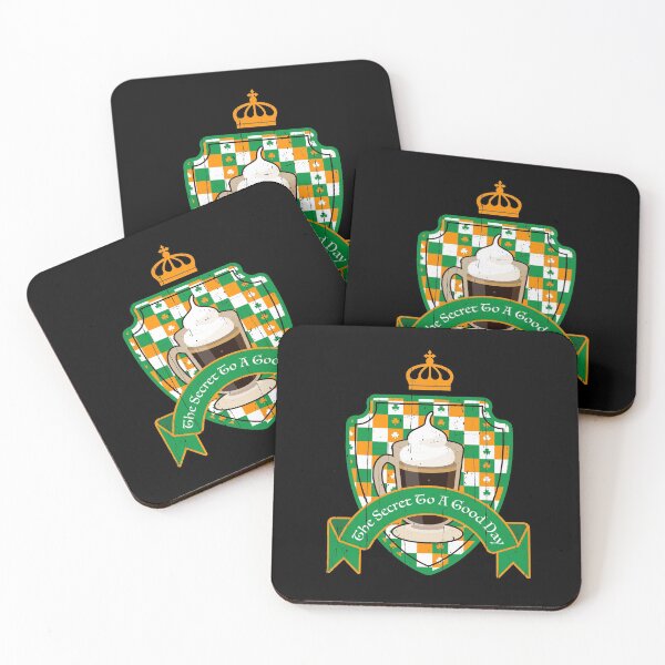 Item preview, Irish Coffee: The Secret To A Good Day designed and sold by Happy Puppy Print On Demand.