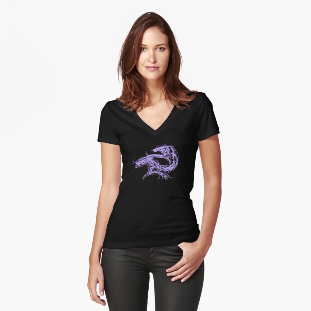 Item preview, Fitted V-Neck T-Shirt designed and sold by tserong.