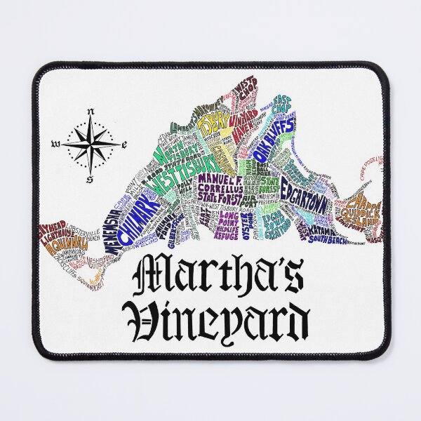 Item preview, Martha's Vineyard Map designed and sold by Conor Plunkett.