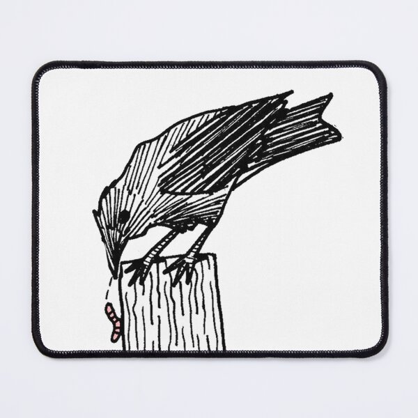 Item preview, Raven with worm designed and sold by Softillusion.
