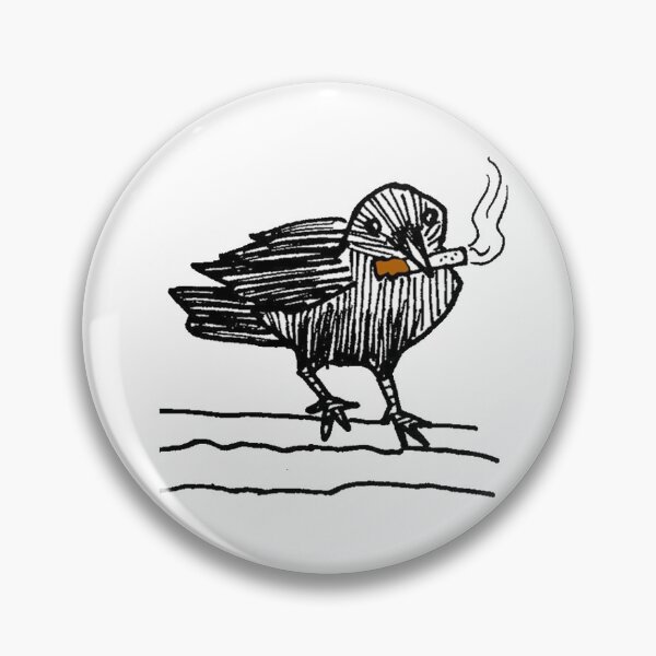 Aperçu de l'œuvre Corbeau avec cigarette créée et vendue par Softillusion.