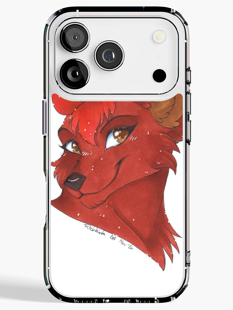 Thumbnail 1 of 5, iPhone Case, Fire Fox designed and sold by Rabbiata.