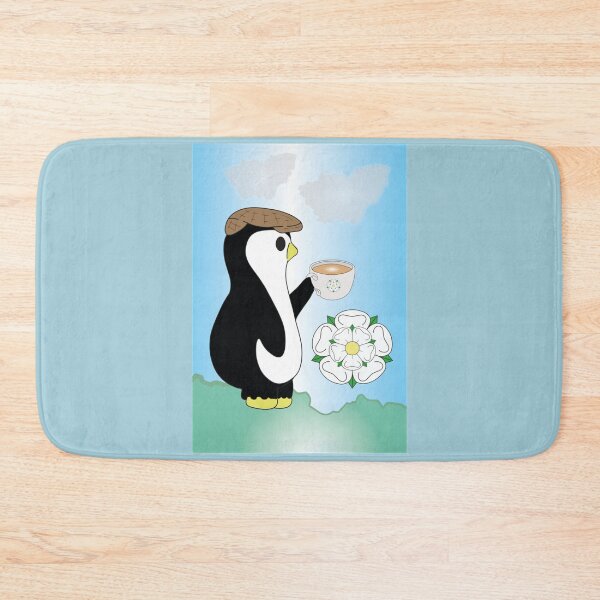 Item preview, Penguin drinking tea in Yorkshire   designed and sold by GPyroDesign.
