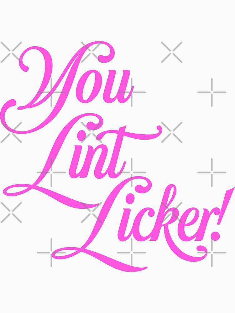 "You Lint Licker! 2000s Collection" Sticker by 90sMall Redbubble