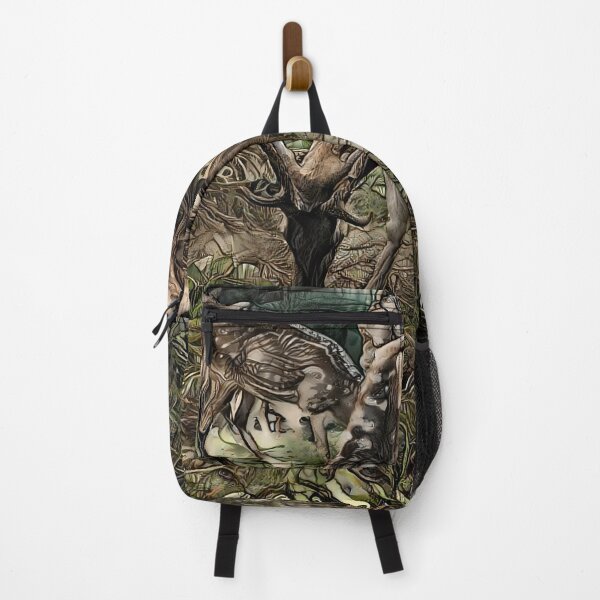 Item preview, Deers grazing in the forest designed and sold by PlacidHinds.