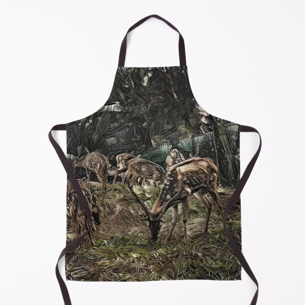 Item preview, Deers grazing in the forest designed and sold by PlacidHinds.