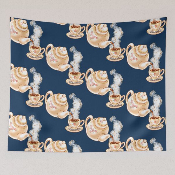Item preview, Cottagecore Yorkshire Tea Time Vintage Tea Set   designed and sold by GPyroDesign.