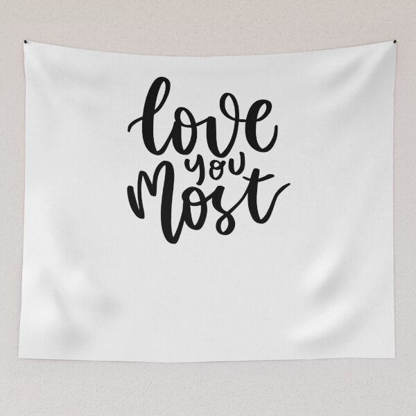 Item preview, Love You Most-valentines day 2022 designed and sold by Hartics.
