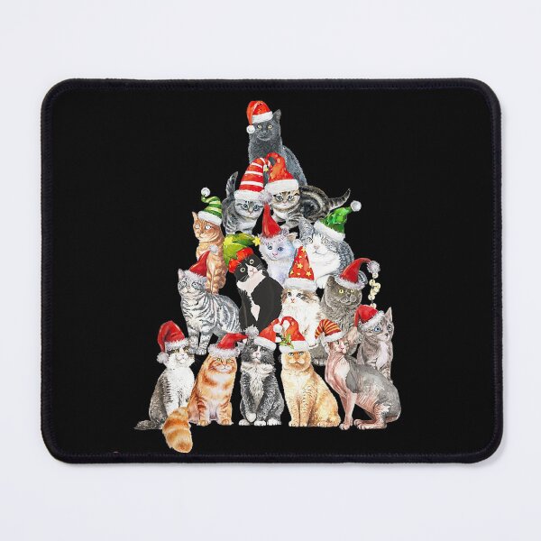 Item preview, Cat Christmas Tree Cat Owner, Cat lOVER Cat MOM, cat DAD, Cat XMas Cat elf All I want for christmas is my cat designed and sold by lukelarkind.