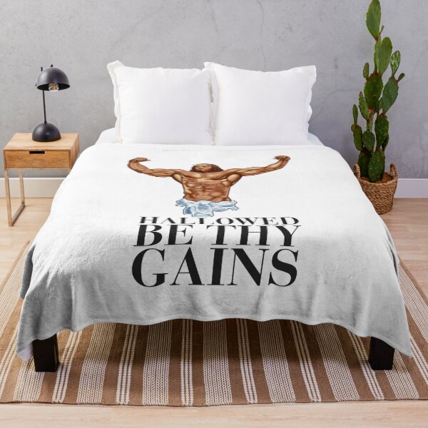 Item preview, Hallowed be thy gains - Swole Jesus - Jesus is your homie so remember to pray to become swole af! designed and sold by crazycollective.