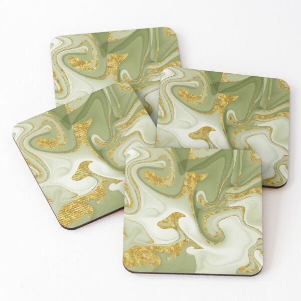 Item preview, Sage Green Gold Marble designed and sold by shabzdesigns.
