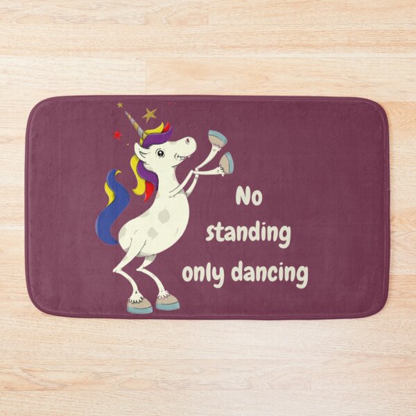 Item preview, no standing only dancing, unicorn fan club designed and sold by Nancylutfi.