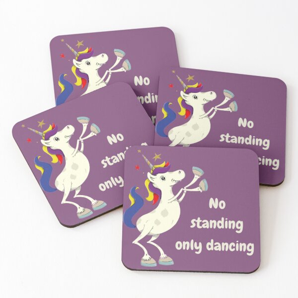 Item preview, no standing only dancing, unicorn fan club designed and sold by Nancylutfi.
