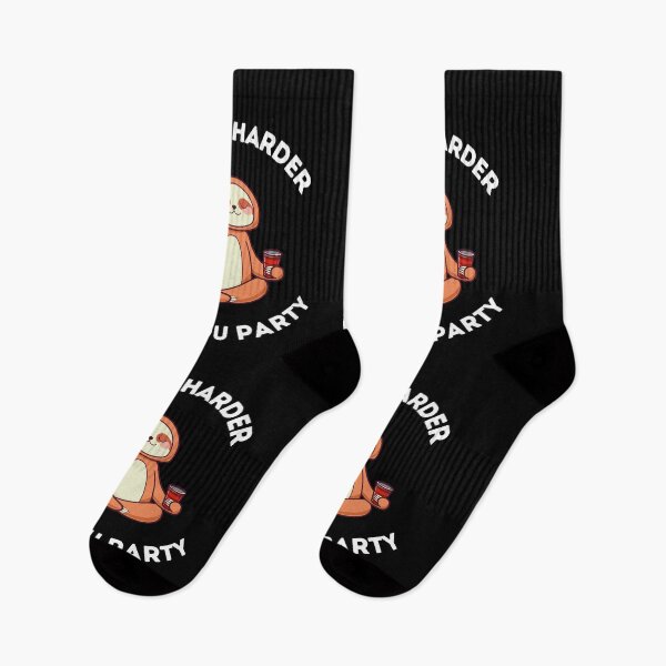 Item preview, Funny Cute Sloth with quote I chill harder than you party designed and sold by petinmypocket.