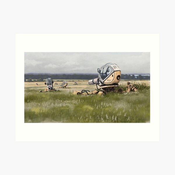 Bruksmaskiner, Brobysund Art Print
