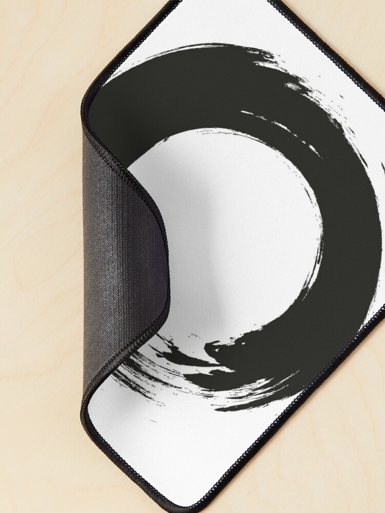 Zen Enso Circle, circle brush, Japanese Circle, Zen circle  Mouse Pad for  Sale by Tanysl