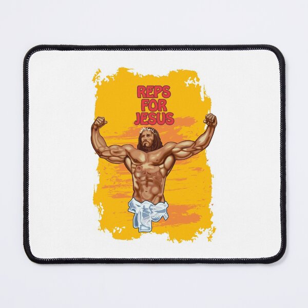 Item preview, Reps for Jesus - Swole Jesus - Jesus is your homie so remember to pray to become swole af! designed and sold by crazycollective.