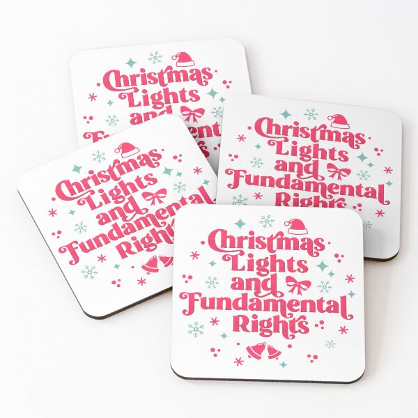 Item preview, Feminist Christmas Lights And Fundamental Rights Gift designed and sold by BSPDesign.