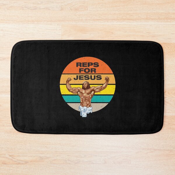 Item preview, Reps for Jesus - Swole Jesus - Jesus is your homie so remember to pray to become swole af! designed and sold by crazycollective.