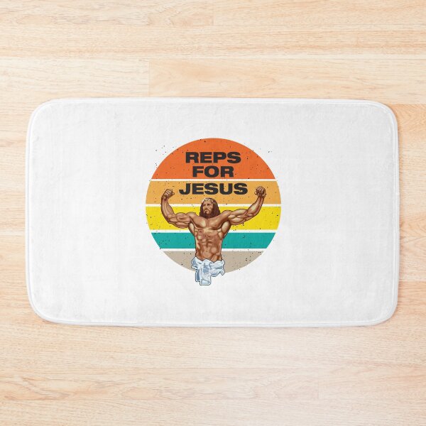 Item preview, Reps for Jesus - Swole Jesus - Jesus is your homie so remember to pray to become swole af! designed and sold by crazycollective.