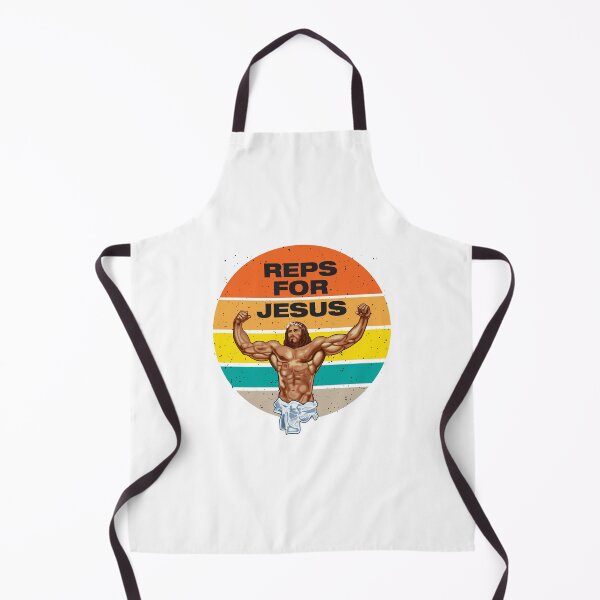 Item preview, Reps for Jesus - Swole Jesus - Jesus is your homie so remember to pray to become swole af! designed and sold by crazycollective.