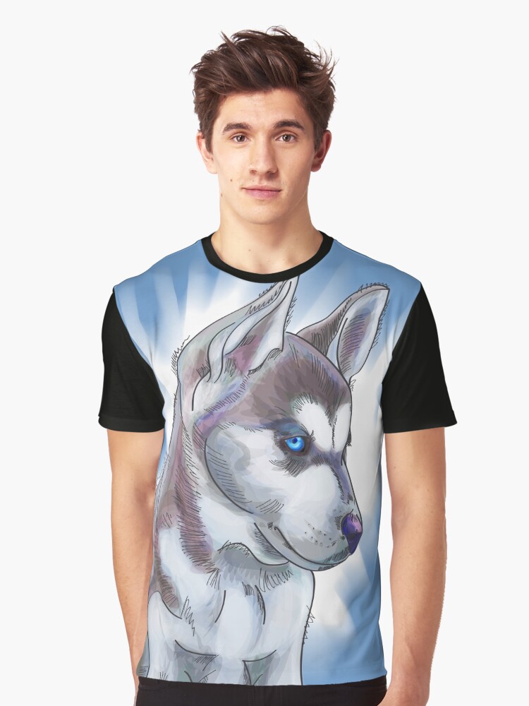 husky dog shirts