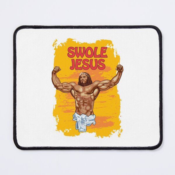 Item preview, Swole Jesus - Jesus is your homie so remember to pray to become swole af! designed and sold by crazycollective.