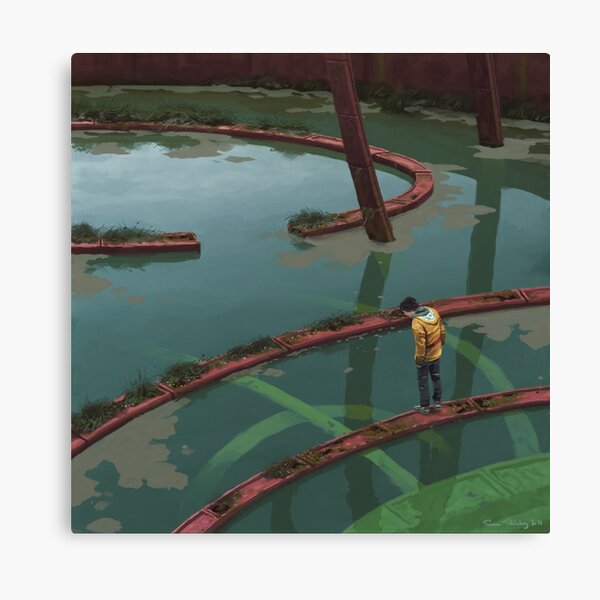 Vattenfyllt Bågrum Canvas Print