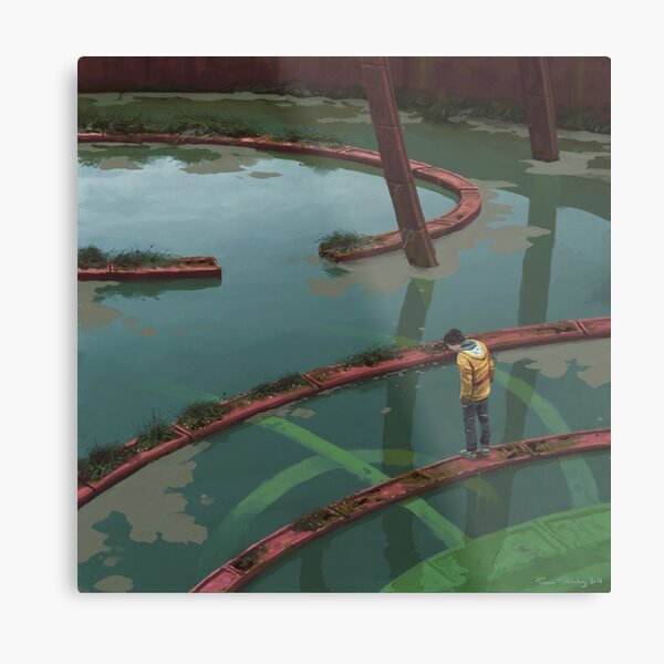 Vattenfyllt Bågrum Metal Print