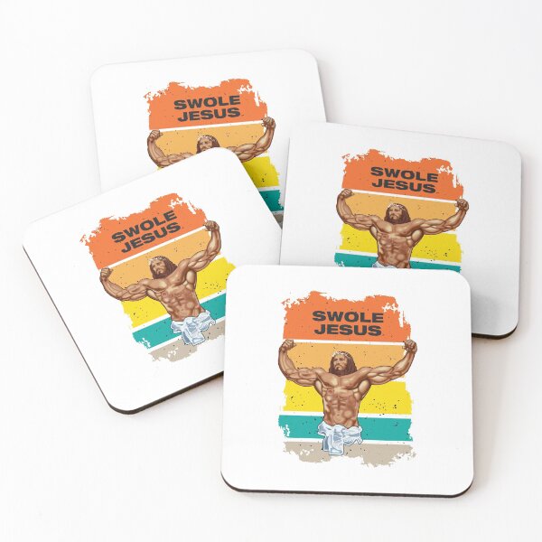 Item preview, Swole Jesus - Jesus is your homie so remember to pray to become swole af! designed and sold by crazycollective.