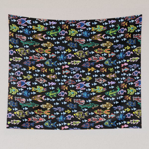 Item preview, A Shoal of Quirky fishes designed and sold by CrackPotByCPS.