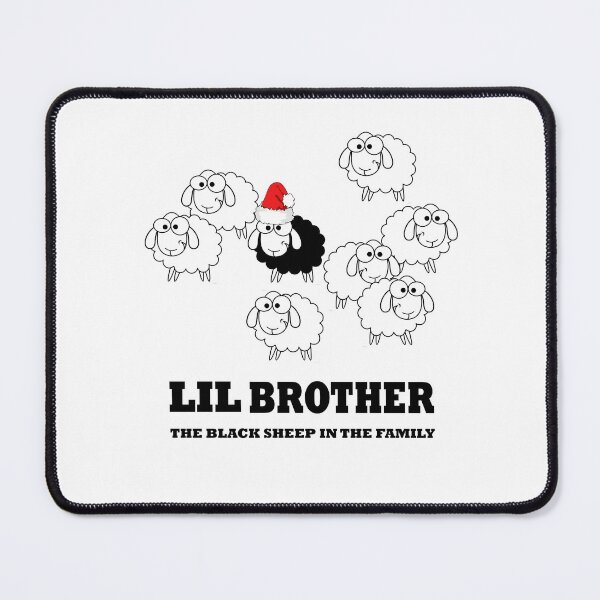 Item preview, Christmas Lil Brother the Black Sheep in The Family - Funny designed and sold by NGAGE "LIVE LIFE".