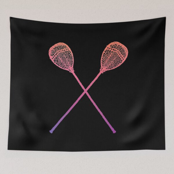 Item preview, Orange purple ombré lacrosse goalie sticks designed and sold by Als10806.