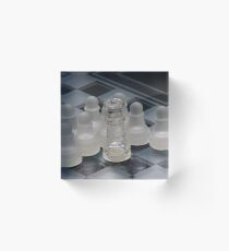 Chess Attraction Acrylic Block