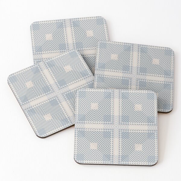 Item preview, Elegant Blue Christmas Plaid print designed and sold by RSDigitalPrintDesign.