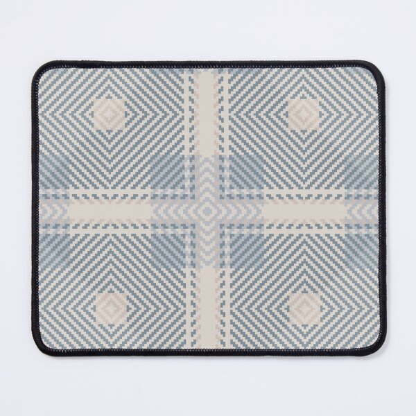 Item preview, Elegant Blue Christmas Plaid print designed and sold by RSDigitalPrintDesign.