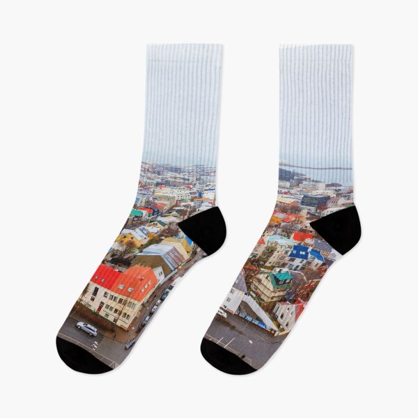 Item preview, Reykjavik rooftop landscape designed and sold by Graham Prentice.
