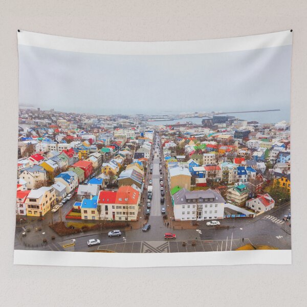 Item preview, Reykjavik rooftop landscape designed and sold by Graham Prentice.