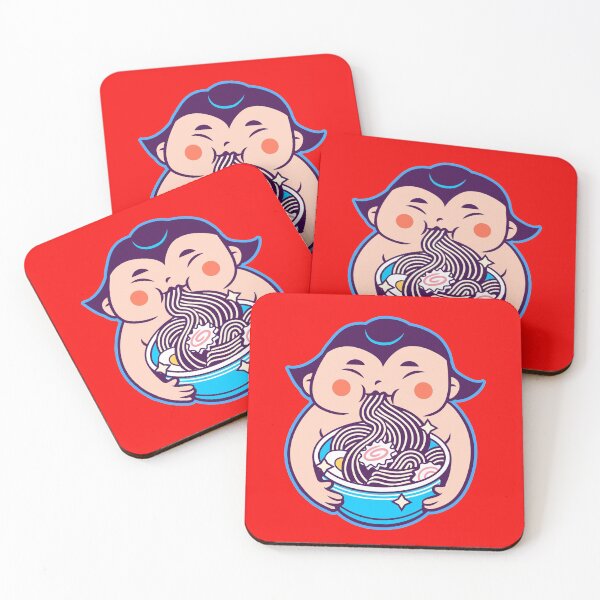 Item preview, Cute Kid Eating Ramen designed and sold by Sunset-1.