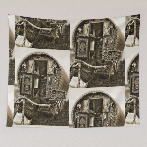 Item preview, , Romany Gypsy, black and white vardo , caravan designed and sold by amy greaves.
