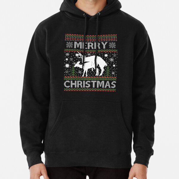 Christmas sweater with hot sale deer mating