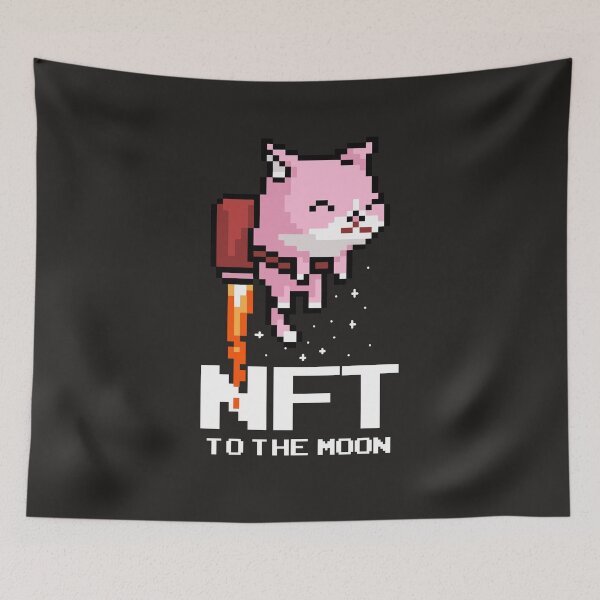 Item preview, Funny Nft Crypto Token Cat Art designed and sold by MrEddie10.