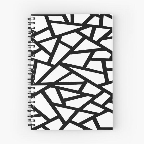 Item preview, Looking Shattered Black Line Geometric Abstract designed and sold by taiche.