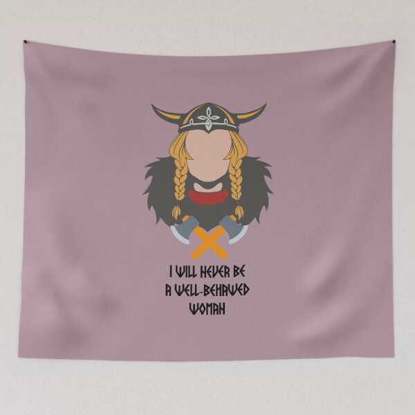 Item preview, I Will Never Be A Well-Behaved Woman designed and sold by LilysGoodies.