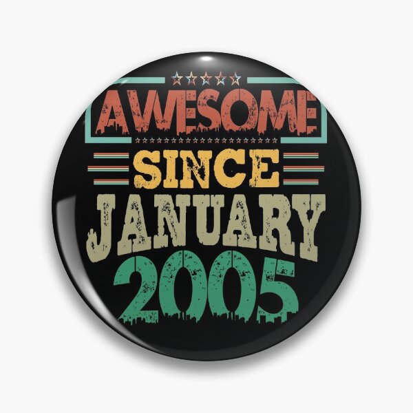 Item preview, Impresionante desde enero de 2005 cumpleaños vintage designed and sold by EmonShops.