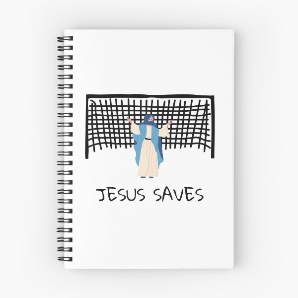 Item preview, Jesus saves, funny christian meme designed and sold by NiceSign.