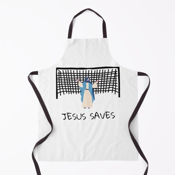 Item preview, Jesus saves, funny christian meme designed and sold by NiceSign.