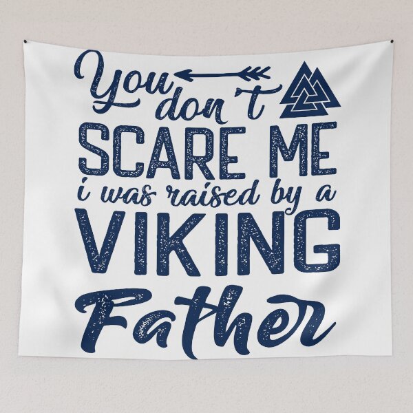 Item preview, I Was Raised by a Viking Father Vikings designed and sold by Dog-T-Shirts.